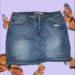 jean skirt